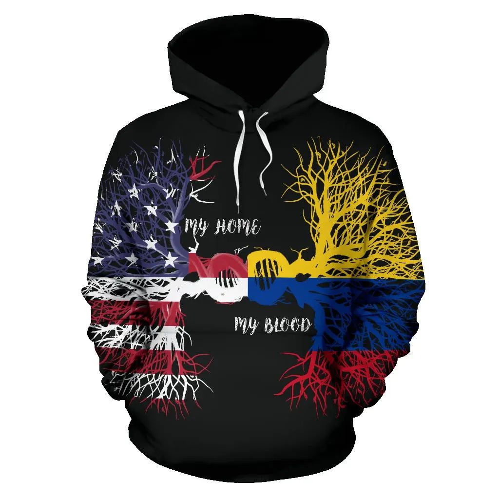 American Grown Colombia Root DNA Hoodie