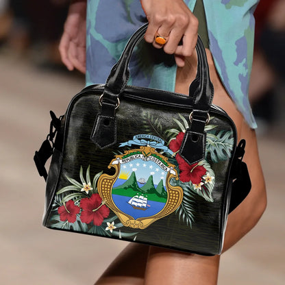 Costa Rica Hibiscus Shoulder Handbag