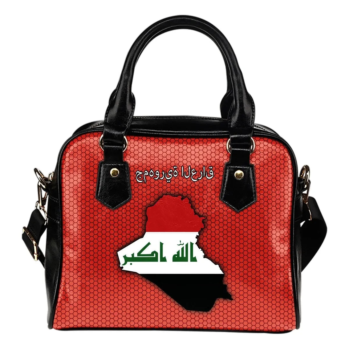 Iraq Shoulder Handbag Map
