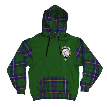 Printivon Carmichael Clans Tartan All Over Hoodie Sleeve Color