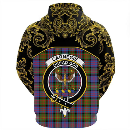 Printivon Carnegie Ancient Tartan Clan Crest Zip Hoodie Empire I