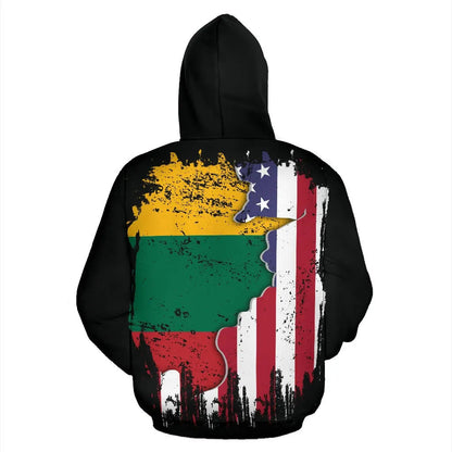 American Grown Lithuania Root DNA Hoodie