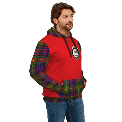 Printivon Carnegie Clans Tartan All Over Hoodie Sleeve Color