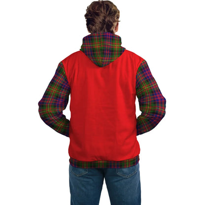 Printivon Carnegie Clans Tartan All Over Hoodie Sleeve Color