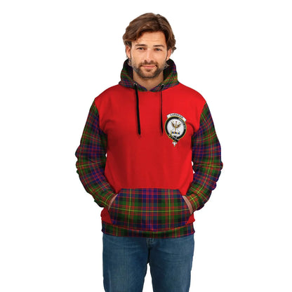 Printivon Carnegie Clans Tartan All Over Hoodie Sleeve Color