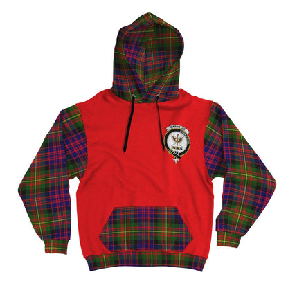 Printivon Carnegie Clans Tartan All Over Hoodie Sleeve Color
