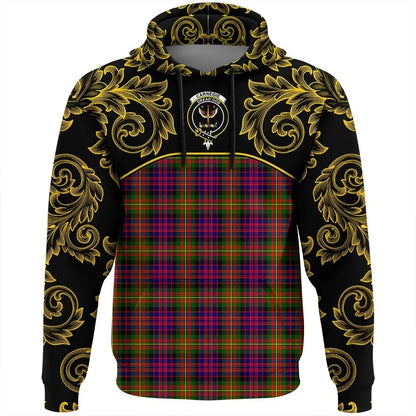 Printivon Carnegie Modern Tartan Clan Crest Hoodie Empire I