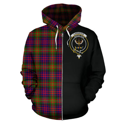 Printivon Carnegie Modern Tartan Hoodie Half Of Me