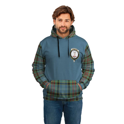 Printivon Cathcart Clans Tartan All Over Hoodie Sleeve Color