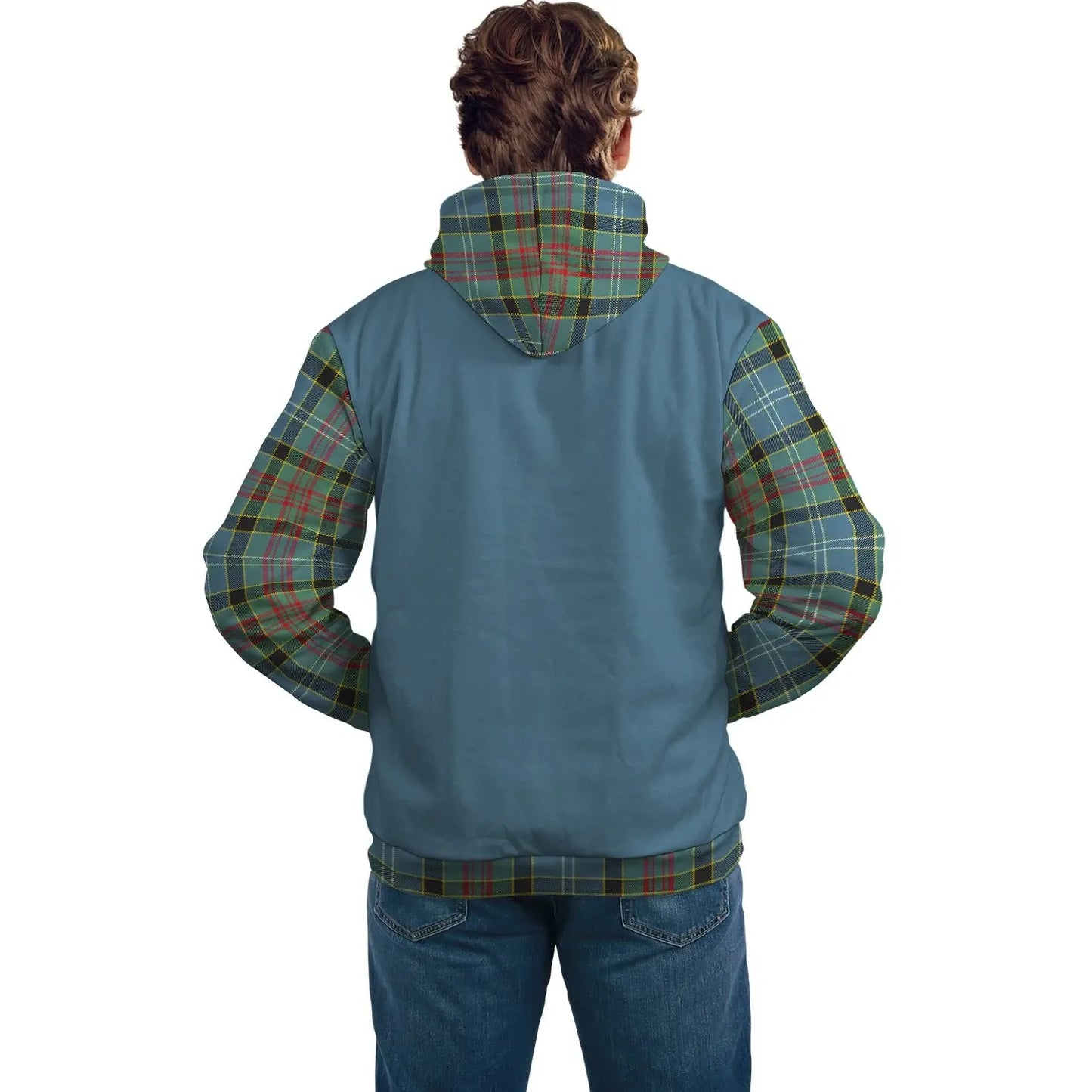 Printivon Cathcart Clans Tartan All Over Hoodie Sleeve Color