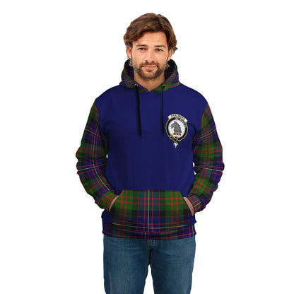 Printivon Chalmers Clans Tartan All Over Hoodie Sleeve Color