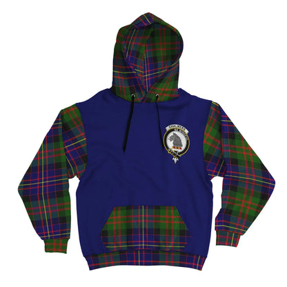 Printivon Chalmers Clans Tartan All Over Hoodie Sleeve Color
