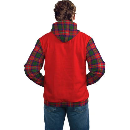 Printivon Charteris Earl Of Wemyss Clans Tartan All Over Hoodie Sleeve Color