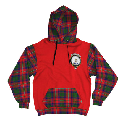 Printivon Charteris Earl Of Wemyss Clans Tartan All Over Hoodie Sleeve Color