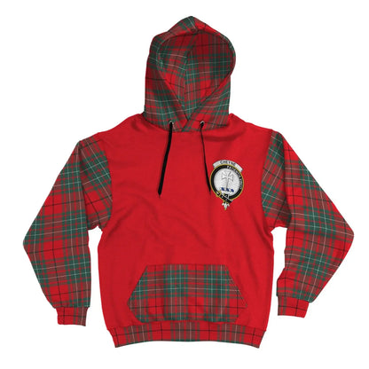 Printivon Cheyne Clans Tartan All Over Hoodie Sleeve Color