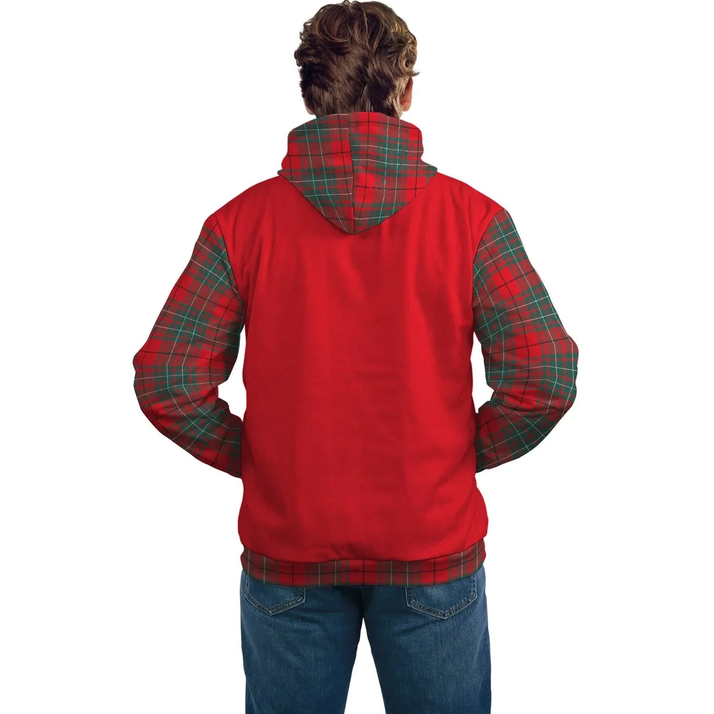 Printivon Cheyne Clans Tartan All Over Hoodie Sleeve Color