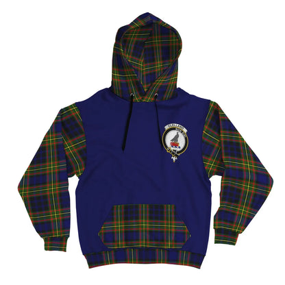 Printivon Clelland Clans Tartan All Over Hoodie Sleeve Color