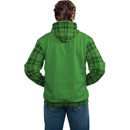 Printivon Clephane Or Clephan Clans Tartan All Over Hoodie Sleeve Color