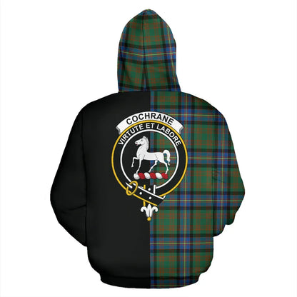Printivon Cochrane Ancient Tartan Hoodie Half Of Me