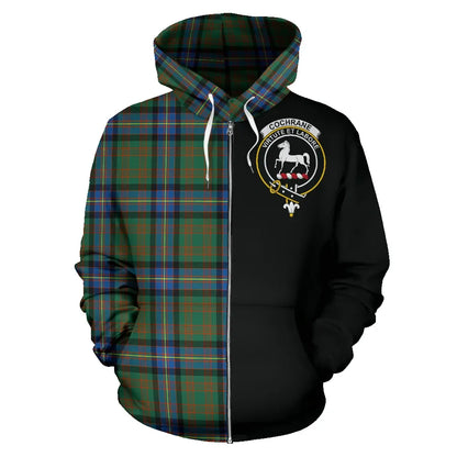 Printivon Cochrane Ancient Tartan Hoodie Half Of Me