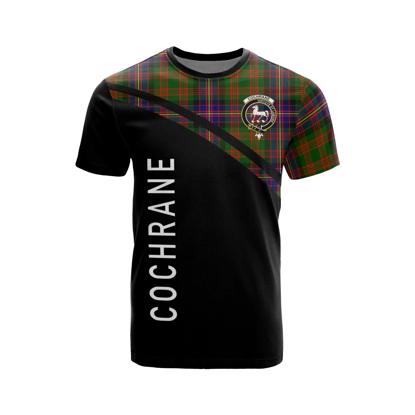 Printivon Cochrane Clan Tartan All Over Print Shirt Curve Style