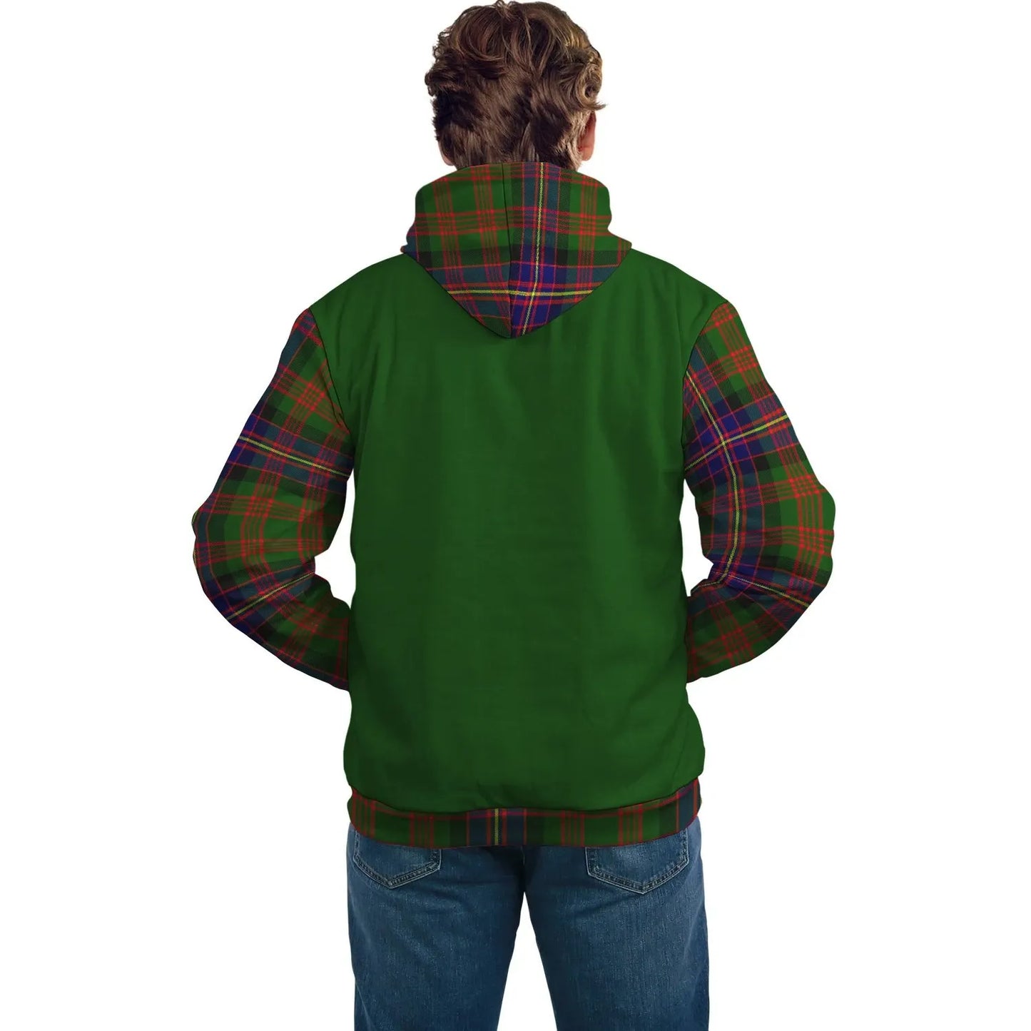 Printivon Cochrane Clans Tartan All Over Hoodie Sleeve Color