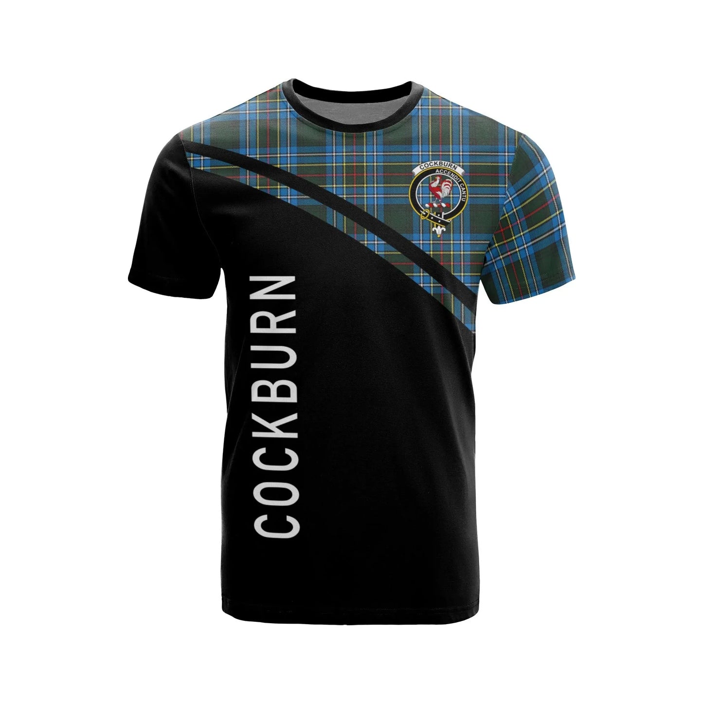 Printivon Cockburn Clan Tartan All Over Print Shirt Curve Style