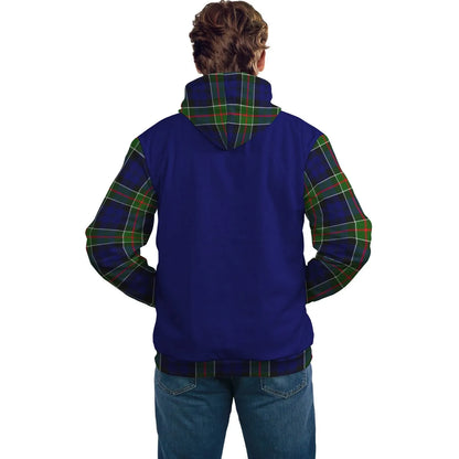 Printivon Colquhoun Clans Tartan All Over Hoodie Sleeve Color
