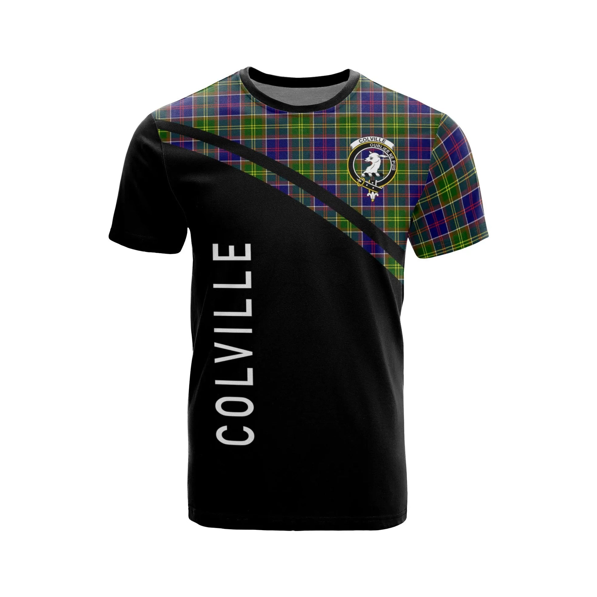 Printivon Colville Clan Tartan All Over Print Shirt Curve Style