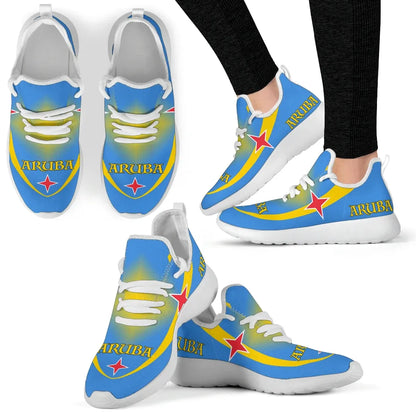 Aruba Flag Mesh Knit Sneakers