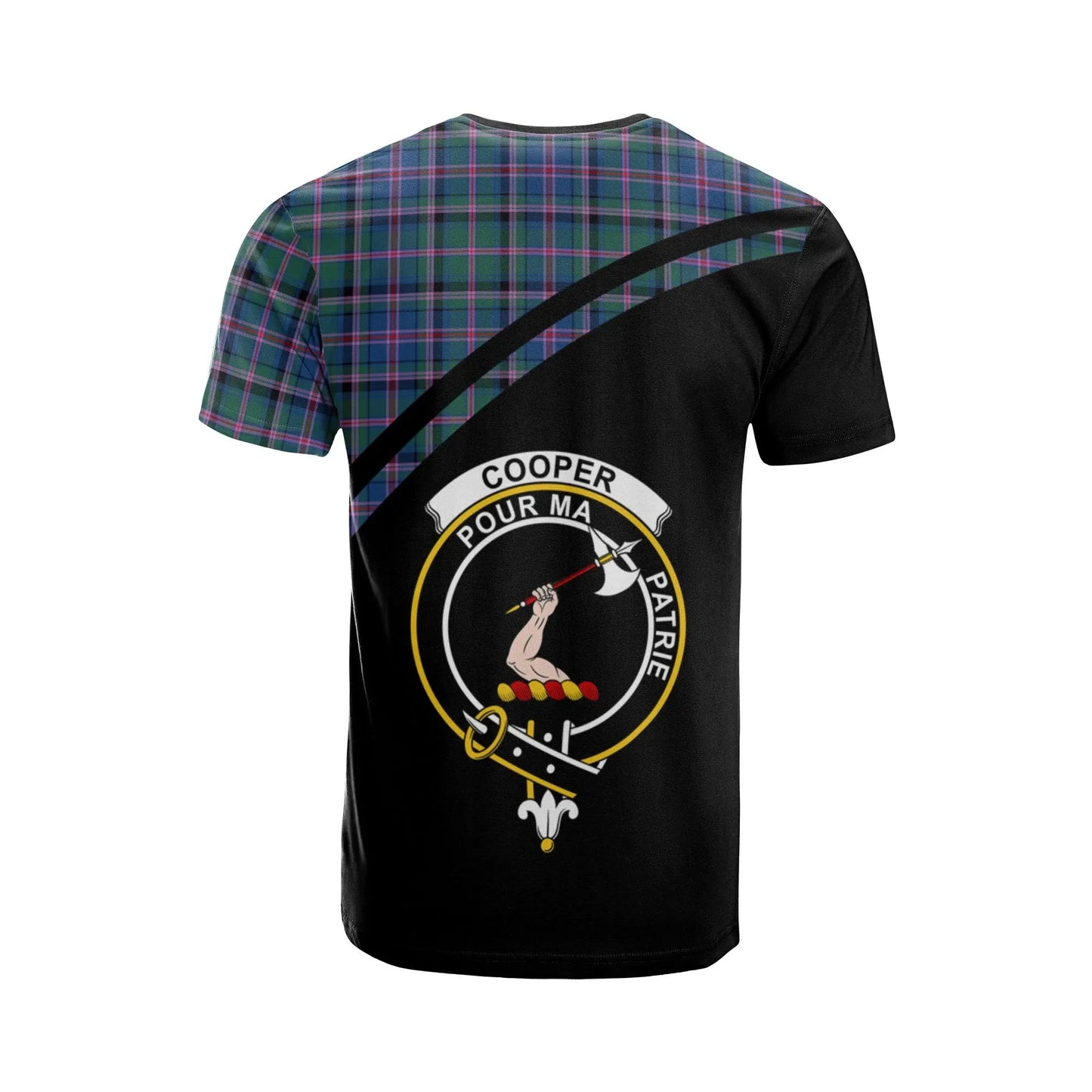 Printivon Cooper Clan Tartan All Over Print Shirt Curve Style