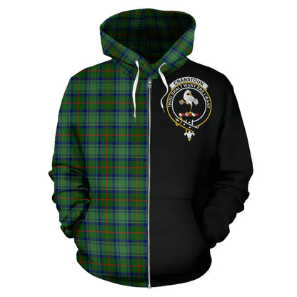 Printivon Cranstoun Tartan Hoodie Half Of Me