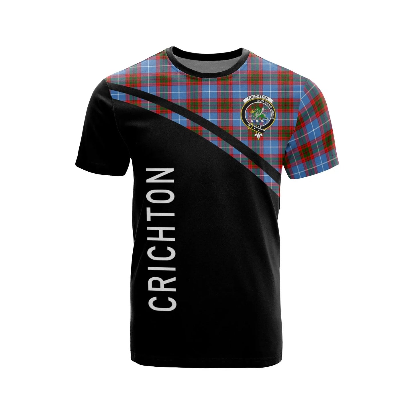 Printivon Crichton Clan Tartan All Over Print Shirt Curve Style