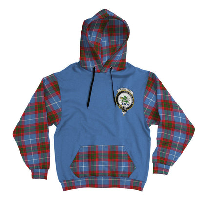 Printivon Crichton Clans Tartan All Over Hoodie Sleeve Color