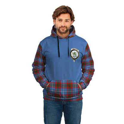 Printivon Crichton Clans Tartan All Over Hoodie Sleeve Color