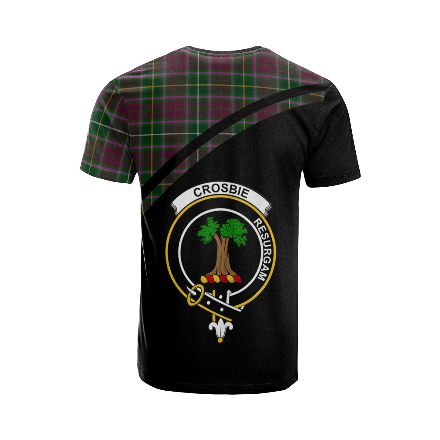 Printivon Crosbie Clan Tartan All Over Print Shirt Curve Style