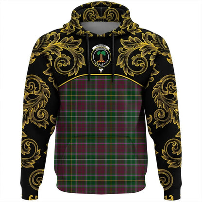 Printivon Crosbie Tartan Clan Crest Hoodie Empire I