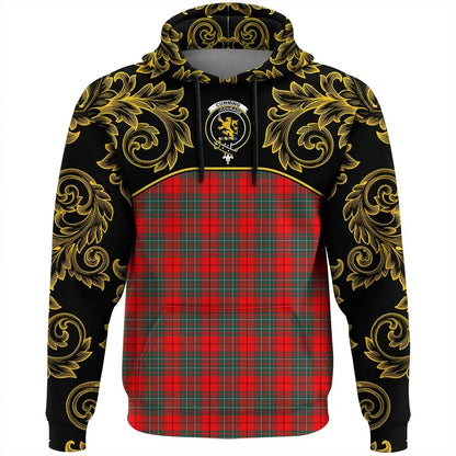 Printivon Cumming Modern Tartan Clan Crest Hoodie Empire I
