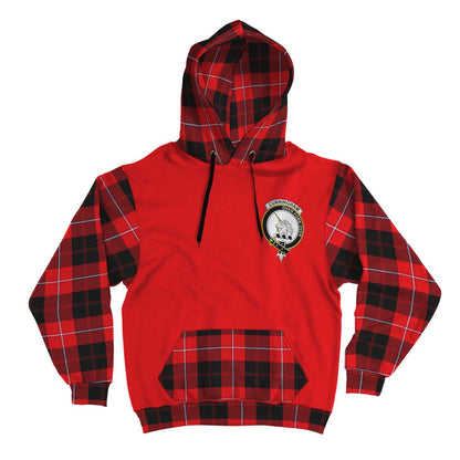 Printivon Cunningham Clans Tartan All Over Hoodie Sleeve Color