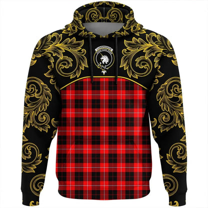 Printivon Cunningham Modern Tartan Clan Crest Hoodie Empire I
