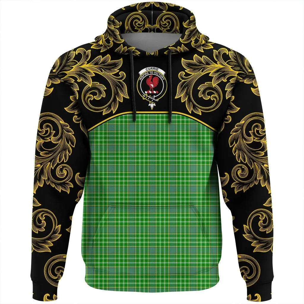 Printivon Currie Tartan Clan Crest Hoodie Empire I
