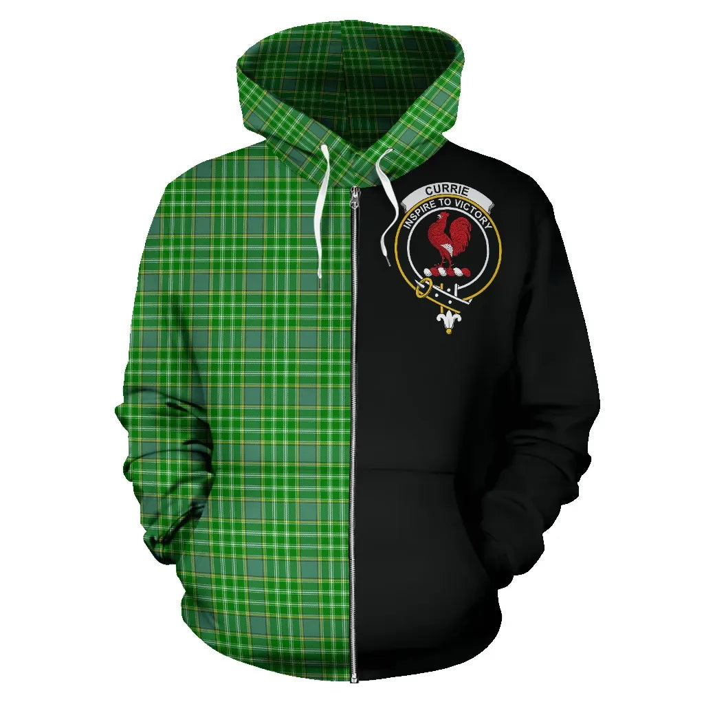 Printivon Currie Tartan Hoodie Half Of Me