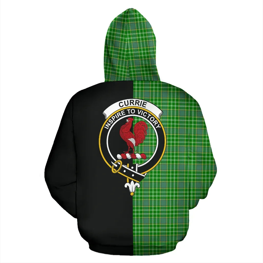 Printivon Currie Tartan Hoodie Half Of Me