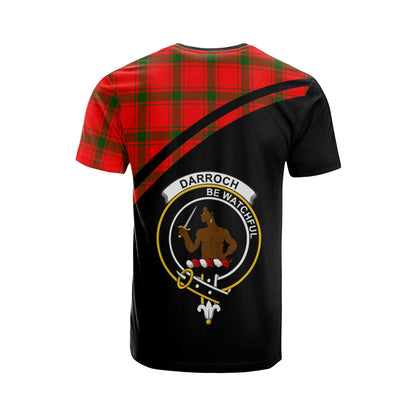 Printivon Darroch (Gourock) Clan Tartan All Over Print Shirt Curve Style