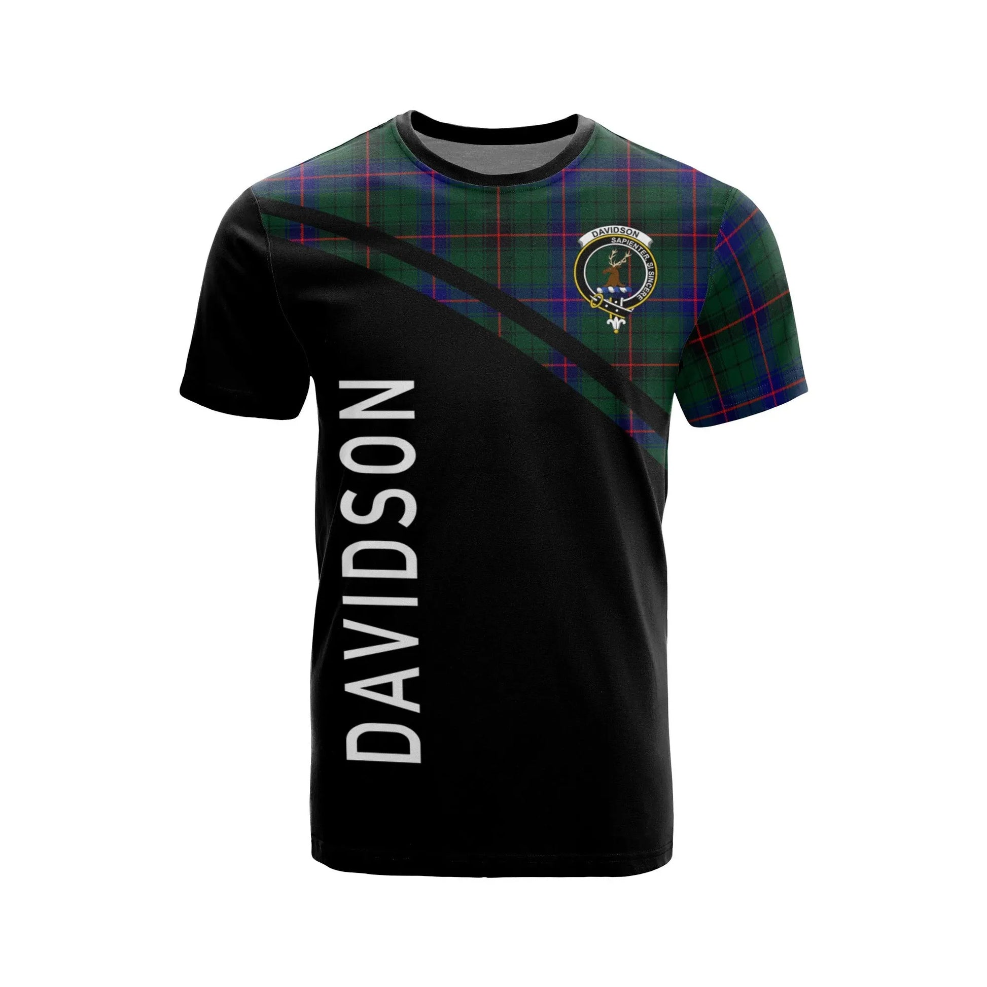 Printivon Davidson Clan Tartan All Over Print Shirt Curve Style