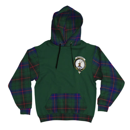 Printivon Davidson Clans Tartan All Over Hoodie Sleeve Color