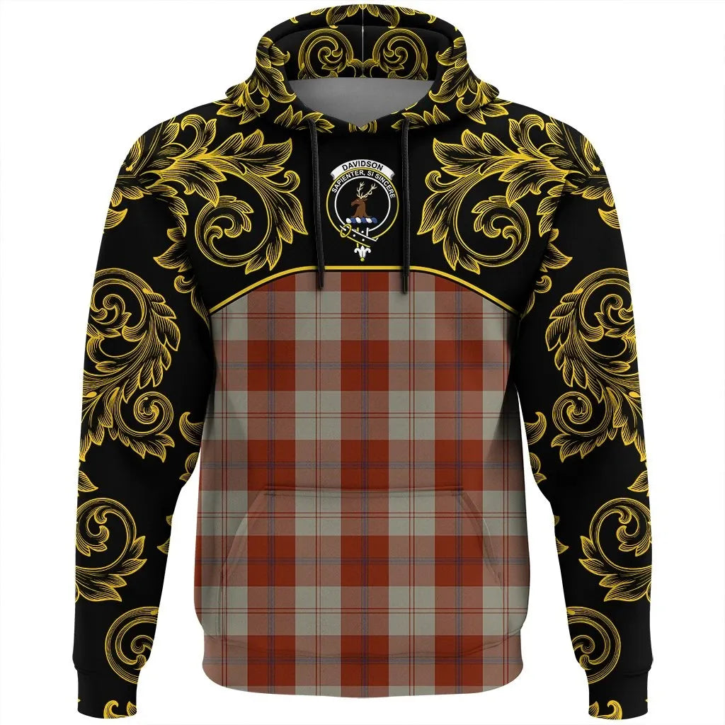 Printivon Davidson Dress Dancers Tartan Clan Crest Hoodie Empire I