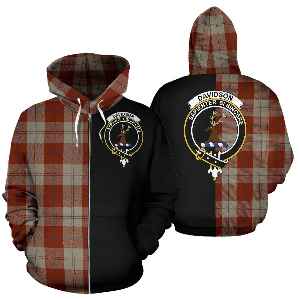 Printivon Davidson Dress Dancers Tartan Hoodie Half Of Me