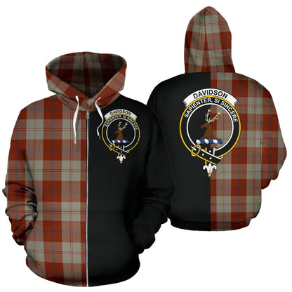 Printivon Davidson Dress Dancers Tartan Hoodie Half Of Me
