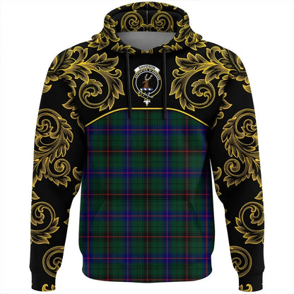 Printivon Davidson Modern Tartan Clan Crest Hoodie Empire I